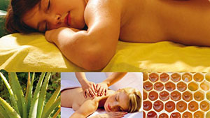 Aloe-Honig-Massage